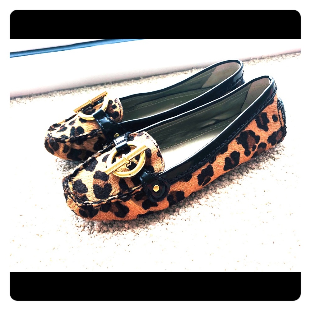 Adrienne Vittadini Leopard Loafer